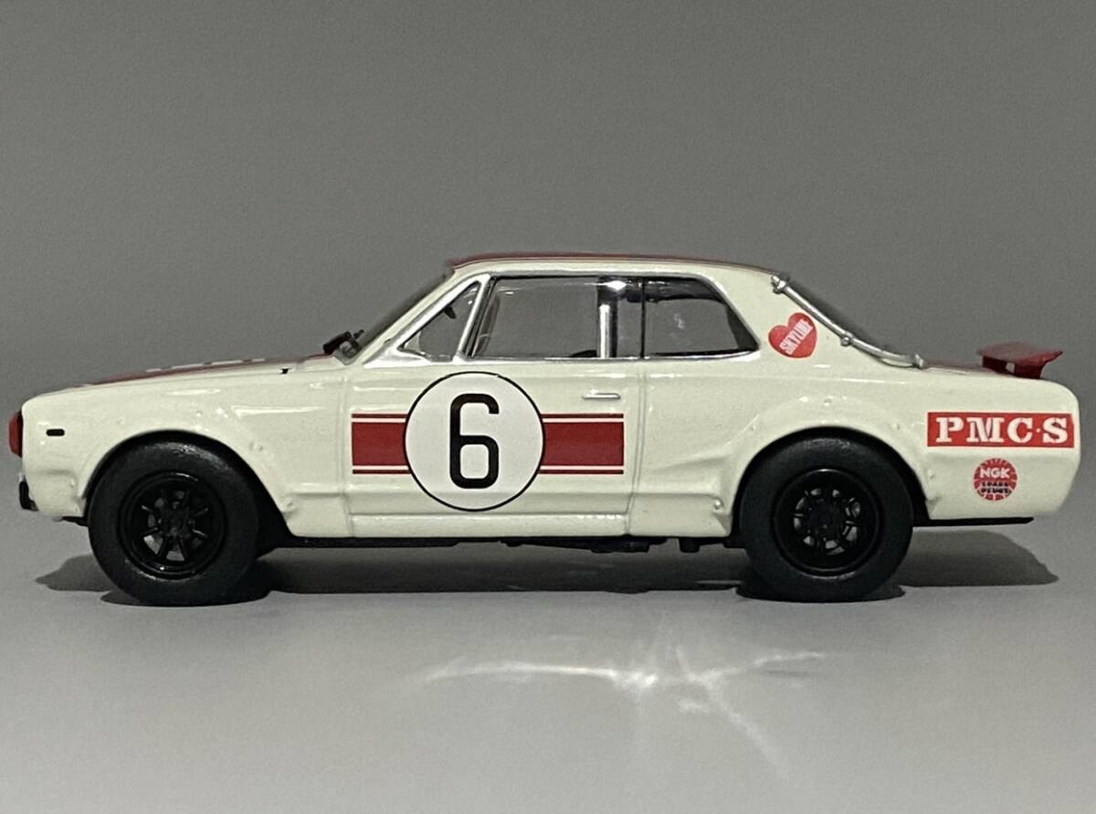 京商 1/43 Nissan Skyline 2000 GT-R Hakosuka (KPGC10) 1971 No.6 ◆ Kyosho Museum Collection ◆ 日産スカイラインGT-R ハコスカ 03022R