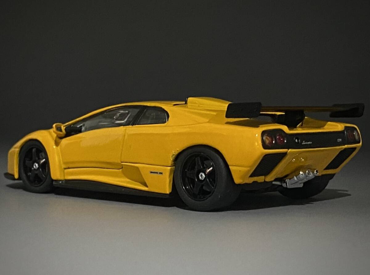 Kyosho 1/43 Lamborghini Diablo GTR Metallic Yellow * Kyosho Museum Collection * Lamborghini Diablo GTR металлик желтый