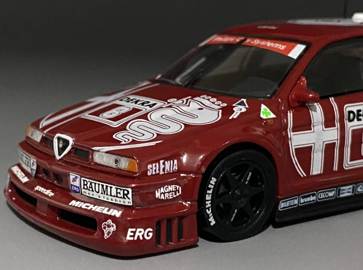 Minichamps 1/43 Alfa Romeo 155 V6 Ti N.Larini #8 ◆ DTM 1993 ◆ ミニチャンプス MIN 930121 アルファロメオ ラリーニ