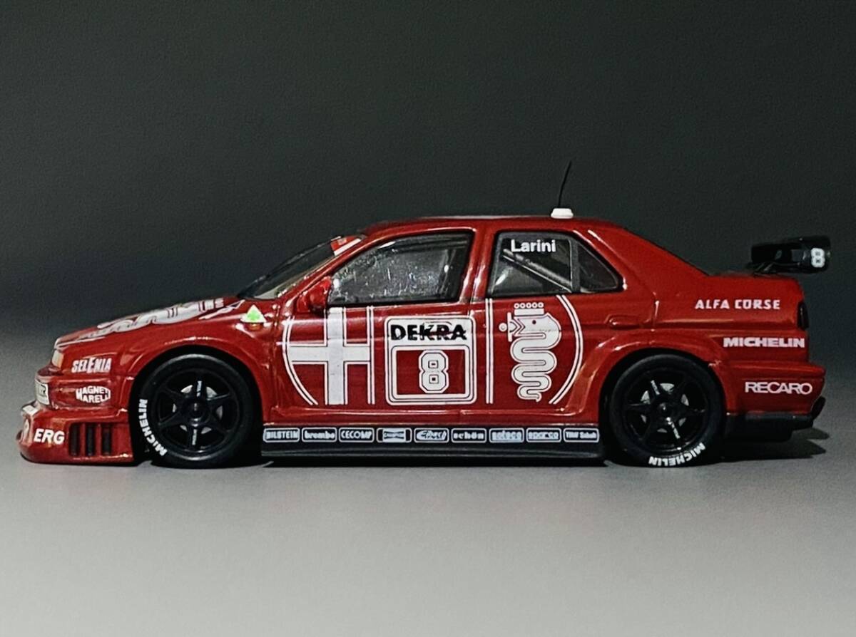 Minichamps 1/43 Alfa Romeo 155 V6 Ti N.Larini #8 ◆ DTM 1993 ◆ ミニチャンプス MIN 930121 アルファロメオ ラリーニ