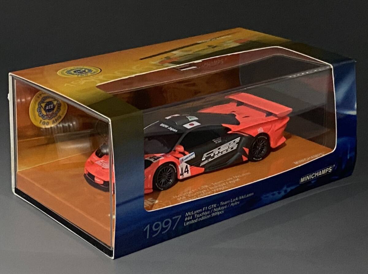 Minichamps 1/43 Team Lark McLaren F1 GTR Longtail #44 24h Le Mans 1997 ◆ Tsuchiya / Nakaya / Ayles ◆ マクラーレン 533 174344