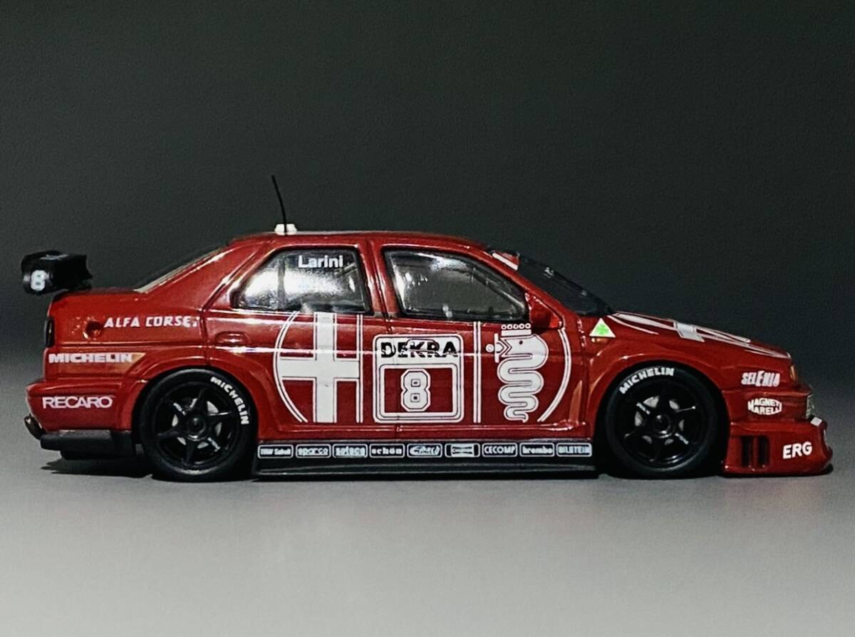 Minichamps 1/43 Alfa Romeo 155 V6 Ti N.Larini #8 ◆ DTM 1993 ◆ ミニチャンプス MIN 930121 アルファロメオ ラリーニ