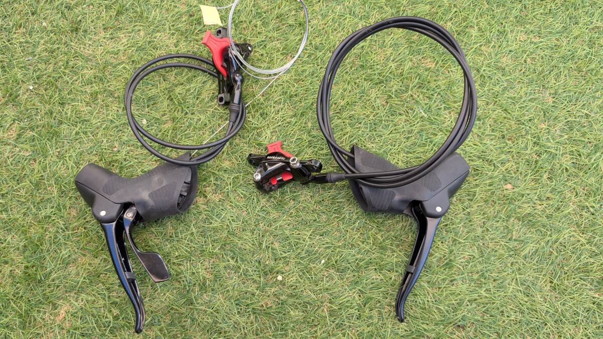 多少難あり】SRAM APEX HRD 油圧ブレーキ シフター左右セット 多少難あり】SRAM APEX HRD 油圧ブレーキ シフター左右セット