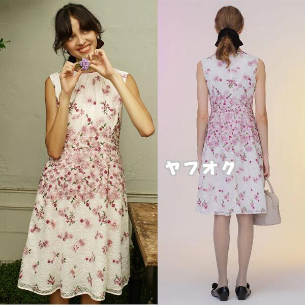 TOCCA(サイズ2)【洗える！】BELLE FLEUR ドレス?ピンク(トッカ)ワンピース(Ｍサイズ)新品未使用