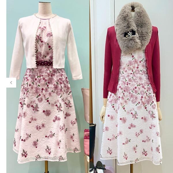 TOCCA(サイズ2)【洗える！】BELLE FLEUR ドレス?ピンク(トッカ)ワンピース(Ｍサイズ)新品未使用