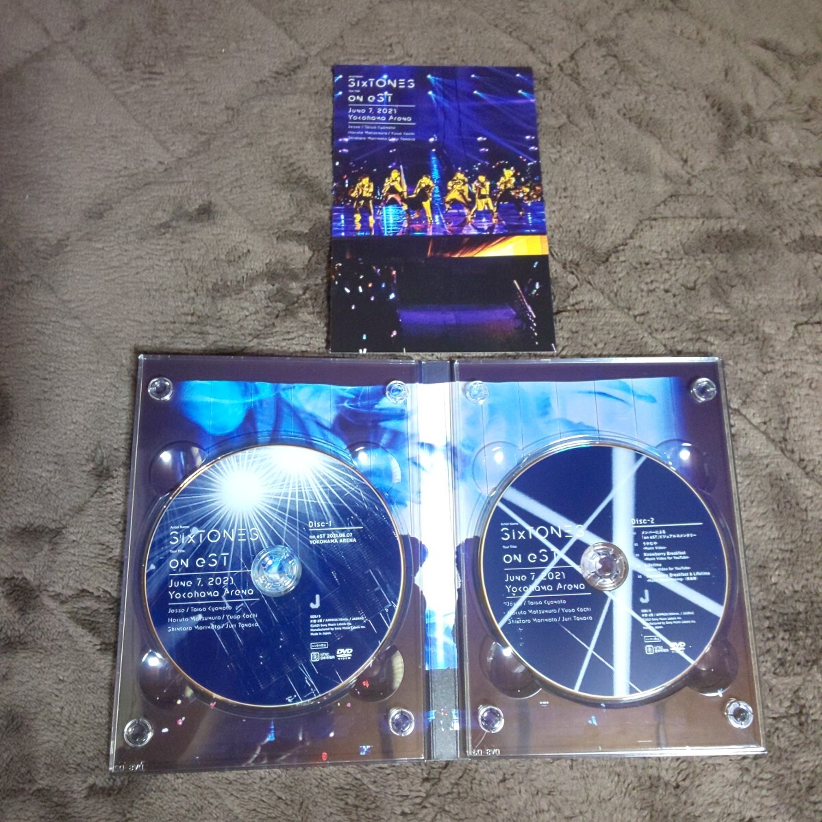 2点セット 初回盤 通常盤 SixTONES on eST 2021年 ライブ DVD