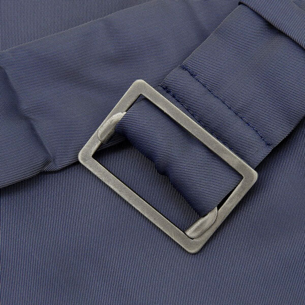 美品 イッセイミヤケ ISSEY MIYAKE デザインジレ メンズ ブルー系 sizeL レーヨン ME23-FE004 Y03387