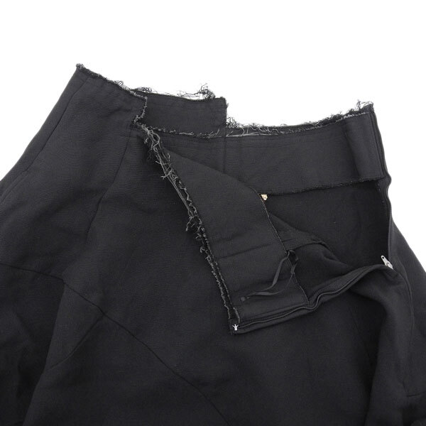 コムデギャルソン COMME des GARCONS フレアスカート レディース ブラック 黒 sizeM ポリ縮絨 2017AW GT-S004 AD2017 Y03430