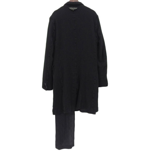 コムデギャルソンオムプリュス COMME des GARCONS HOMME PLUS リバーシブルコート メンズ 黒 sizeXS 縮絨 21AW PH-J036 AD2021 Y03433