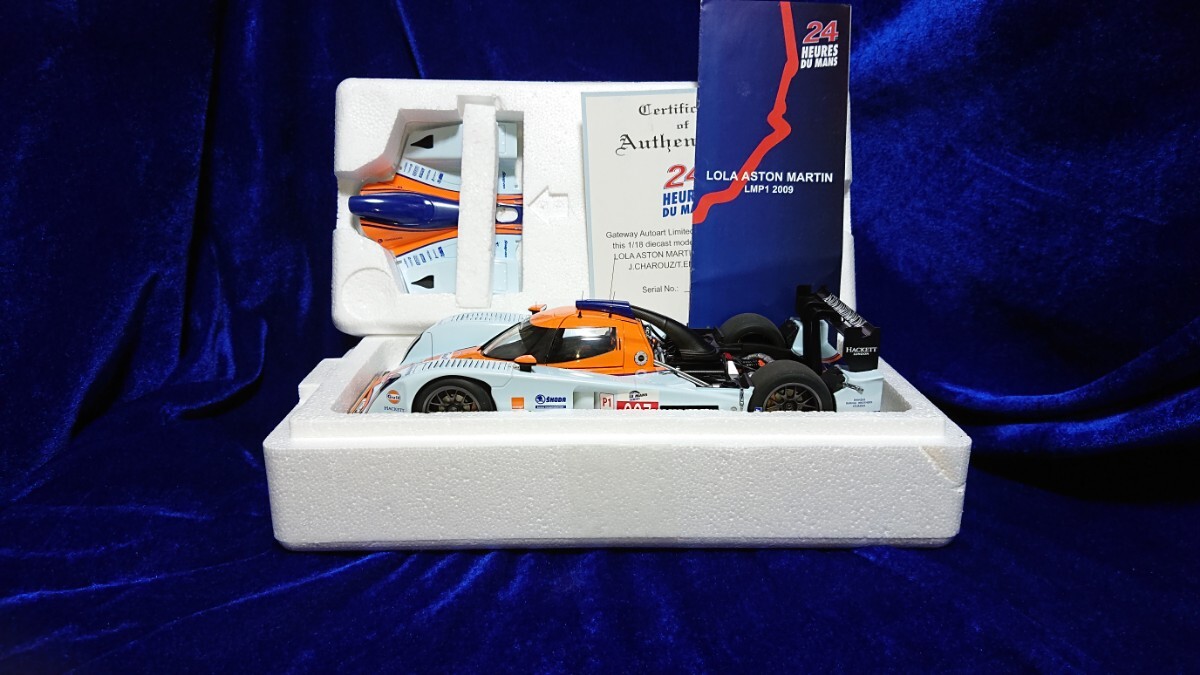1/18 AUTOart ローラ アストンマーティン LMP1 B09/60 1:18 Lola-Aston Martin B09/60 V12 LMP1 LE MANS 2009 - YouTube