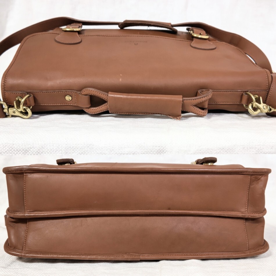 エティエンヌアイグナーAIGNERグローブレザーブリーフケースビジネスバッグ茶 エティエンヌアイグナーAIGNERグローブレザーブリーフケース