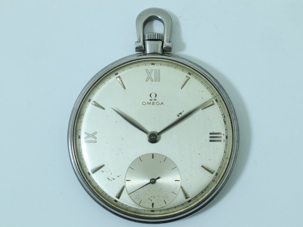 1円スタート】OMEGA 懐中時計 手巻き Cal.140 スモセコ 稼働品 3 1円スタート】OMEGA 懐中時計 手巻き Cal.140 スモセコ 稼働品 3