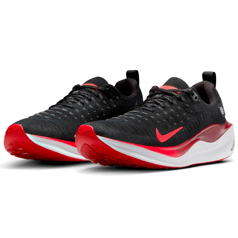 ナイキ 25.5cm リアクト X インフィニティ ラン 4 稅込定価18700円 ブラック レッド NIKE REACTX INFINITY RUN 4 ランニング シューズ ①
