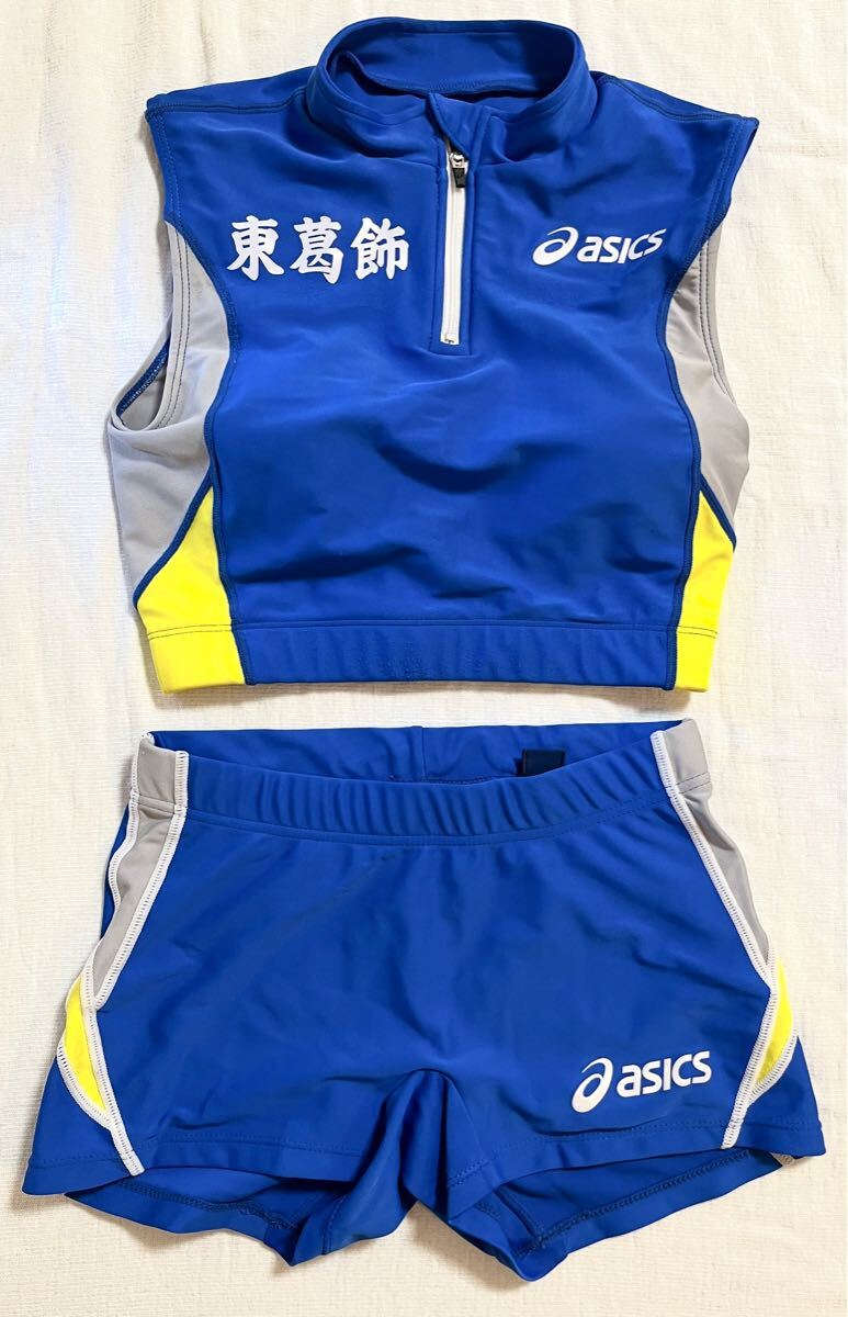 千葉県 東葛飾高校女子陸上用ユニフォーム セパレート 千葉県 東葛飾高校女子陸上用ユニフォーム セパレート