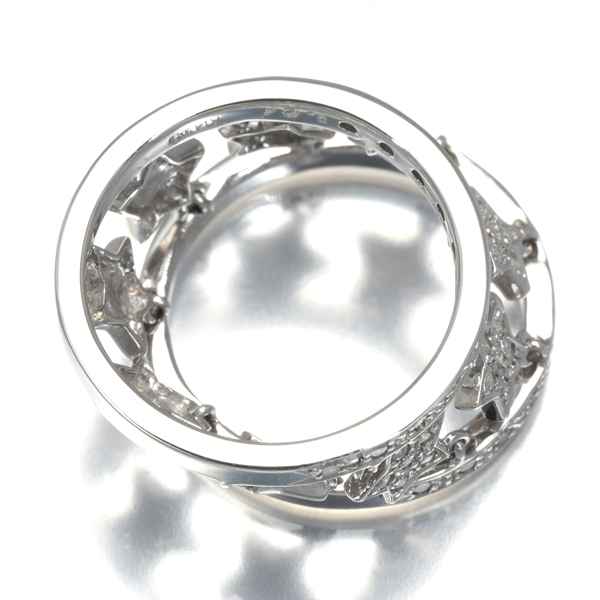 ダイヤ ダイヤモンド 0.24ct スター リング K14WG 指輪 GENJ ダイヤ ダイヤモンド 0.24ct スター リング K14WG 指輪 GENJ