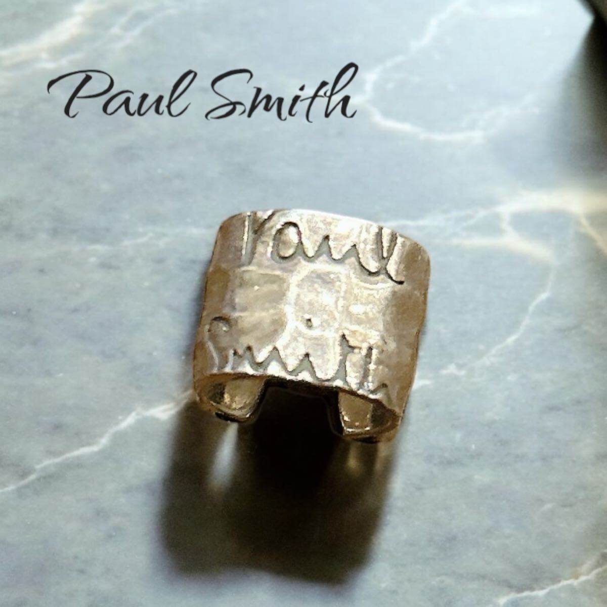 Paul Smith ポールスミス イヤーカフ ロゴ シルバー