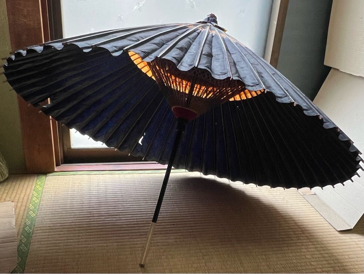 和傘 踊り傘 舞踊傘 番傘 紙傘 蛇の目傘 紺 日本舞踊 小道具 和傘 踊り傘 舞踊傘 番傘 紙傘 蛇の目傘 紺 日本舞踊 小道具