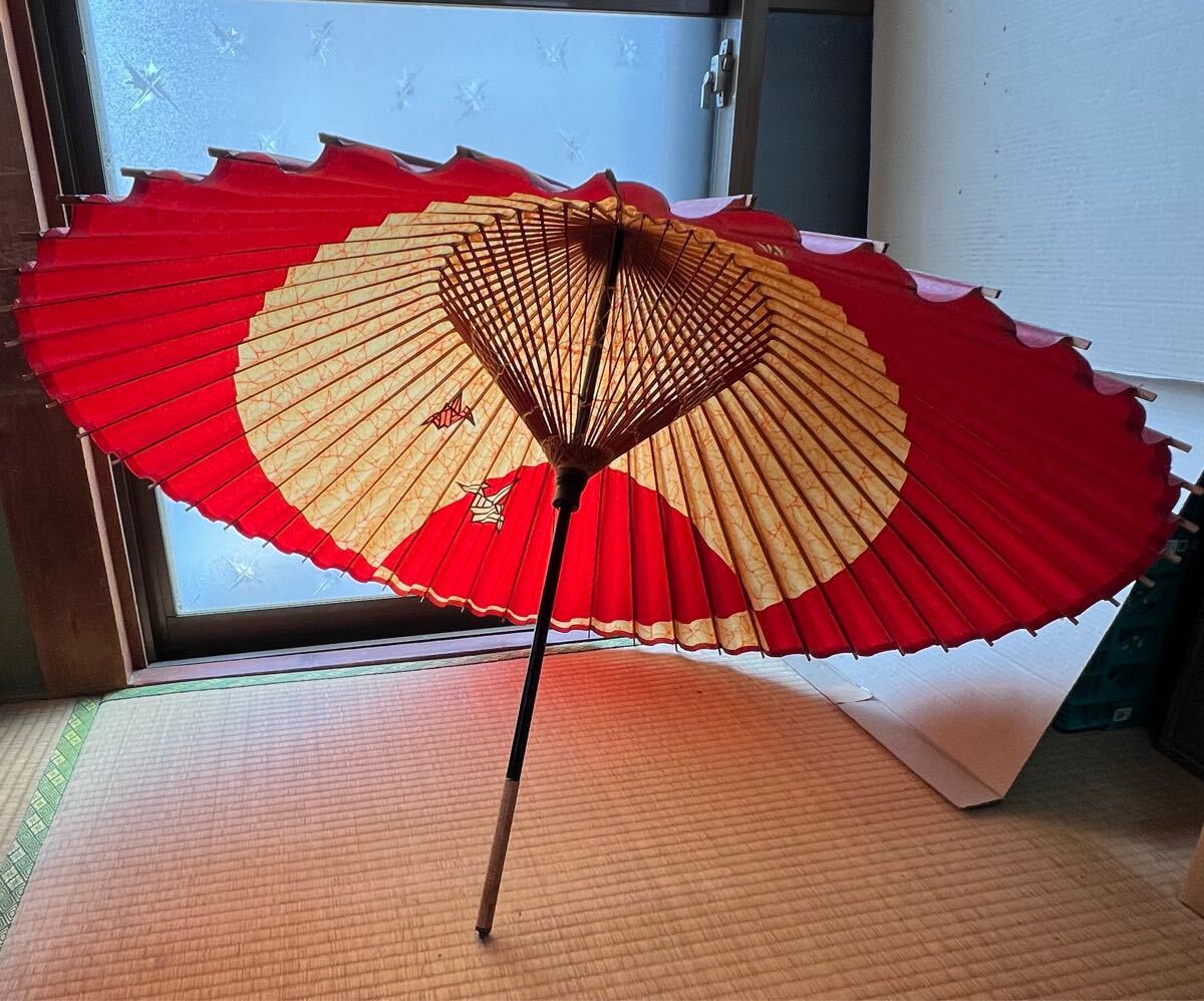 和傘 踊り傘 舞踊傘 番傘 紙傘 蛇の目傘 折鶴 日本舞踊 小道具 和傘 踊り傘 舞踊傘 番傘 紙傘 蛇の目傘 折鶴 日本舞踊 小道具