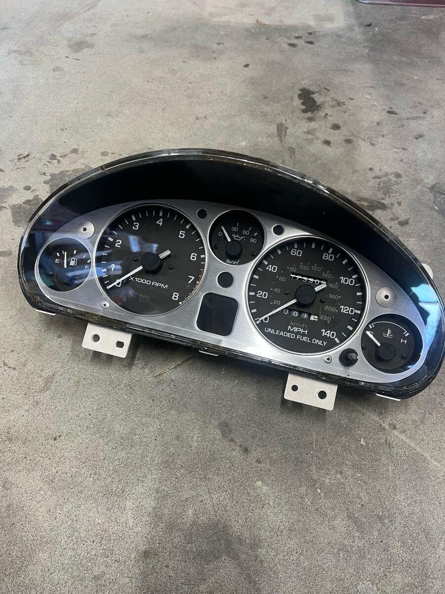 希少NA6CE NA8CE ロードスター　海外仕様、北米仕様　実働　タコメーター　マイル　スピードメーター　MIATA MX-5 USDM