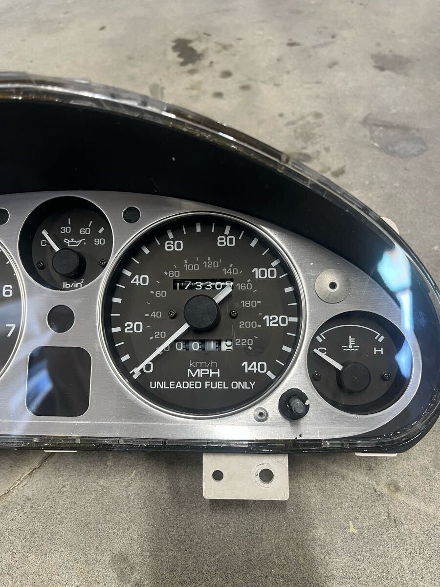 希少NA6CE NA8CE ロードスター　海外仕様、北米仕様　実働　タコメーター　マイル　スピードメーター　MIATA MX-5 USDM