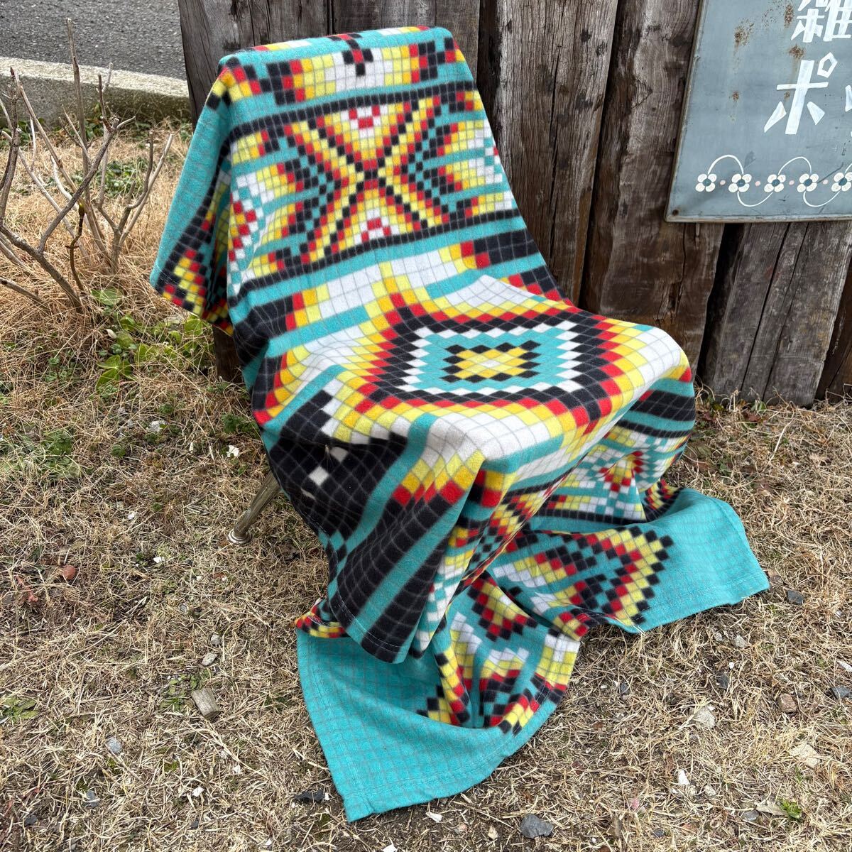 Art Tribal Fleece Blanket フリースブランケット ネイティブ柄