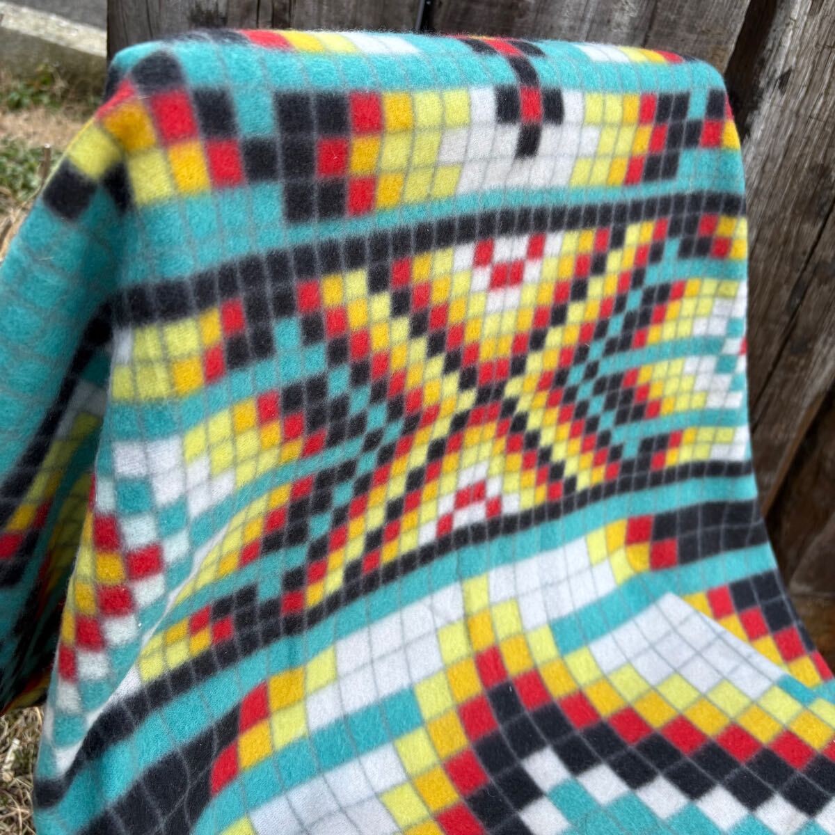 Art Tribal Fleece Blanket フリースブランケット ネイティブ柄
