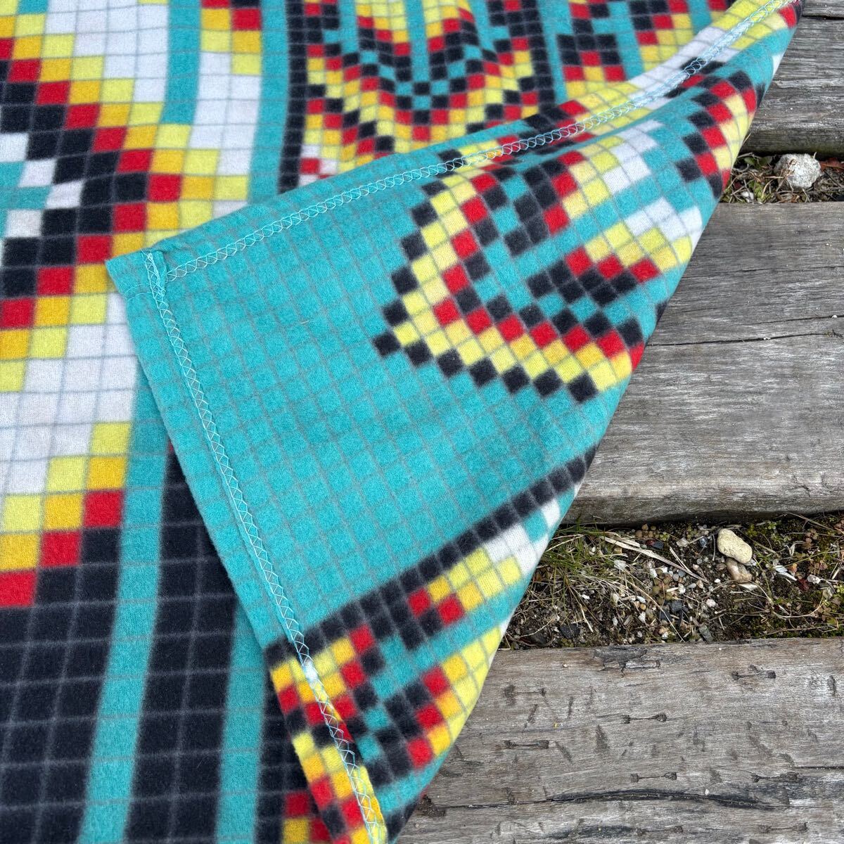Art Tribal Fleece Blanket フリースブランケット ネイティブ柄