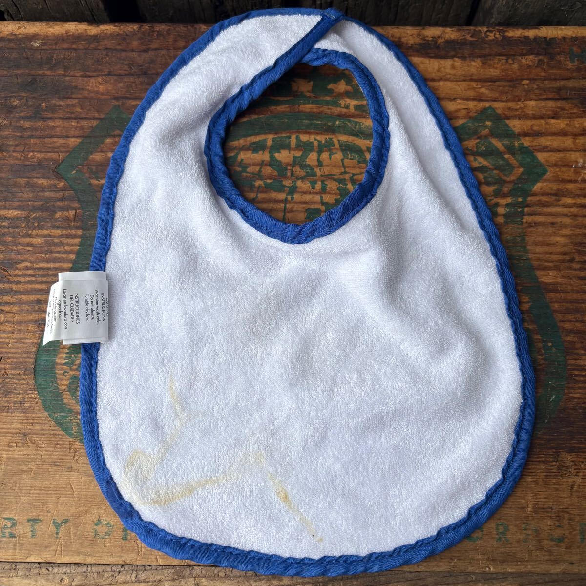 Disney baby Mickey Mouse bib sty ディズニー ミッキーマウス スタイ アメリカ 青