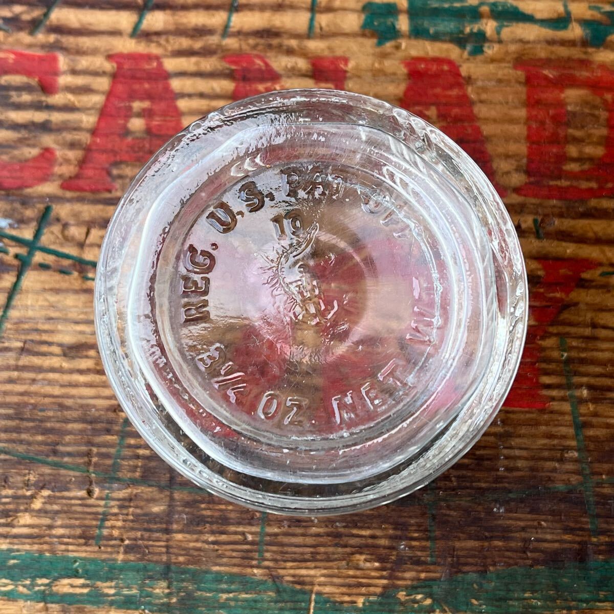 【USA vintage】Shinola shoe cleaner bottle 40s 靴磨きクリーム　瓶　小瓶　アメリカ　ビンテージ