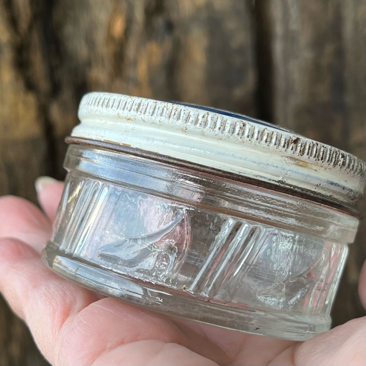 【USA vintage】Shinola shoe cleaner bottle 40s 靴磨きクリーム　瓶　小瓶　アメリカ　ビンテージ