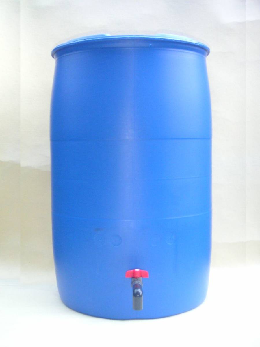 ☆直接引取り可能☆B4☆SDGｓ脫炭素?循環(huán)型社會(huì)へ☆防災(zāi)?節(jié)水☆アップサイクルエコ雨水タンク用ポリドラム缶蛇口付220?