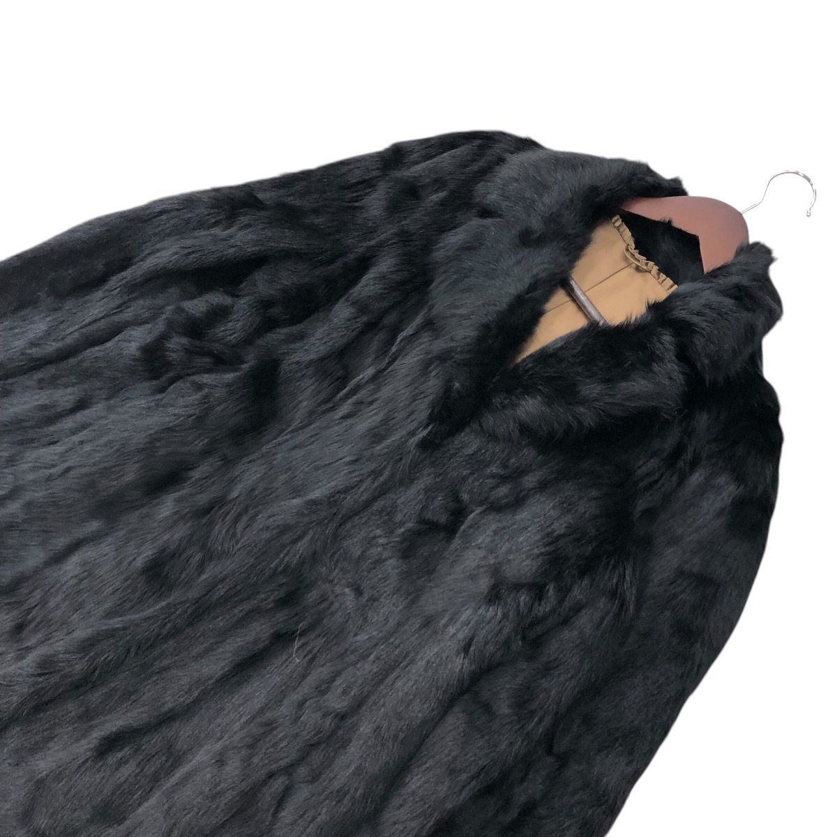総丈99cm ブラックミンク ファーコート ロングコート ミンク 総丈99cm ブラックミンク ファーコート ロングコート ミンク