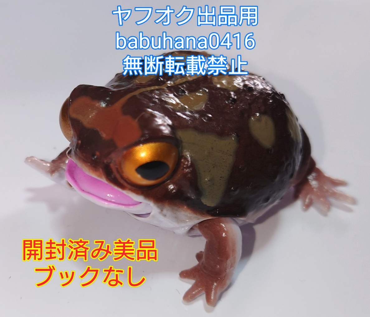 即決■開封済み美品■バンダイ　いきもの大図鑑レプティ　ツノガエルとアメフクラガエル■アメフクラガエル　ダーク　単品■
