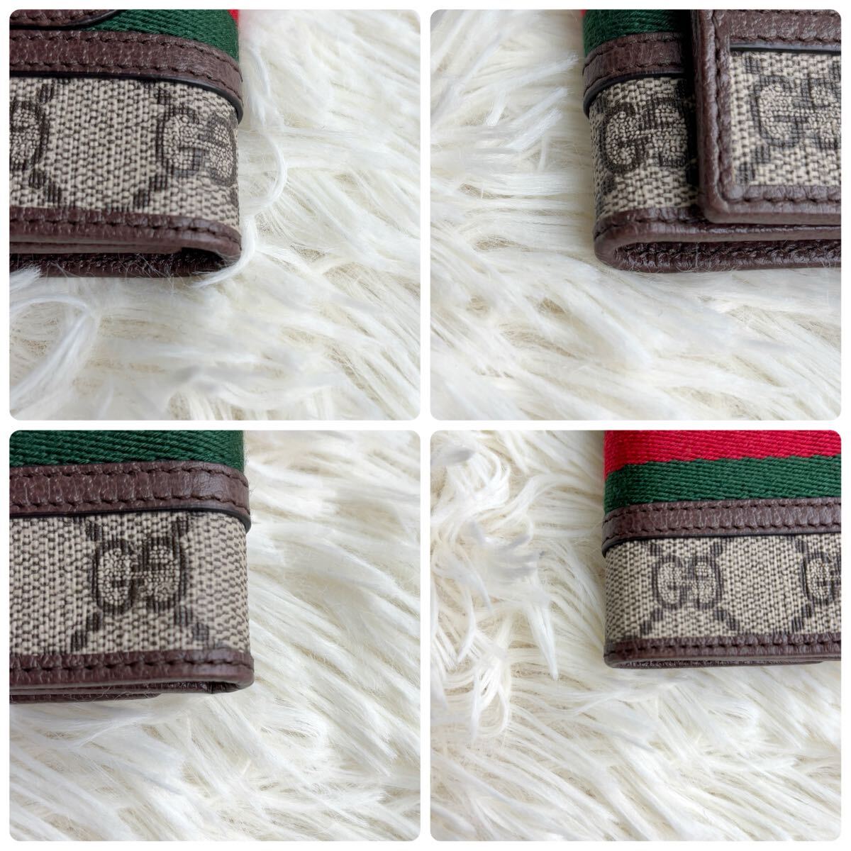 付属有 極美品 GUCCI 6連キーケース オフィディア シェリー 付属有 極美品 GUCCI 6連キーケース オフィディア シェリー