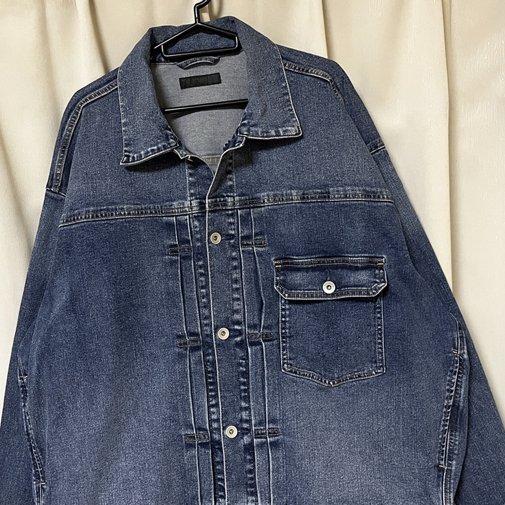 3XL ビッグサイズ UNIQLO ユニクロ ユーズド加工 デニム 3XL ビッグサイズ UNIQLO ユニクロ ユーズド加工 デニム
