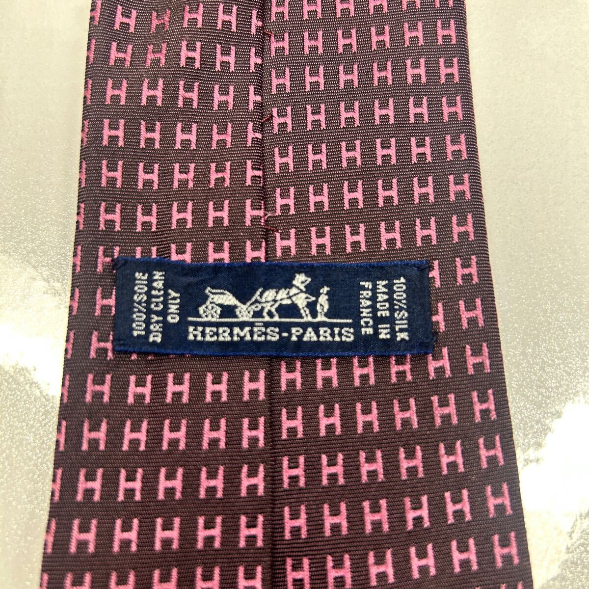 HERMES エルメス 美品 現行 ネクタイ ファソネ H柄 H織 大人気 HERMES エルメス 美品 現行 ネクタイ ファソネ H柄 H織 大人気