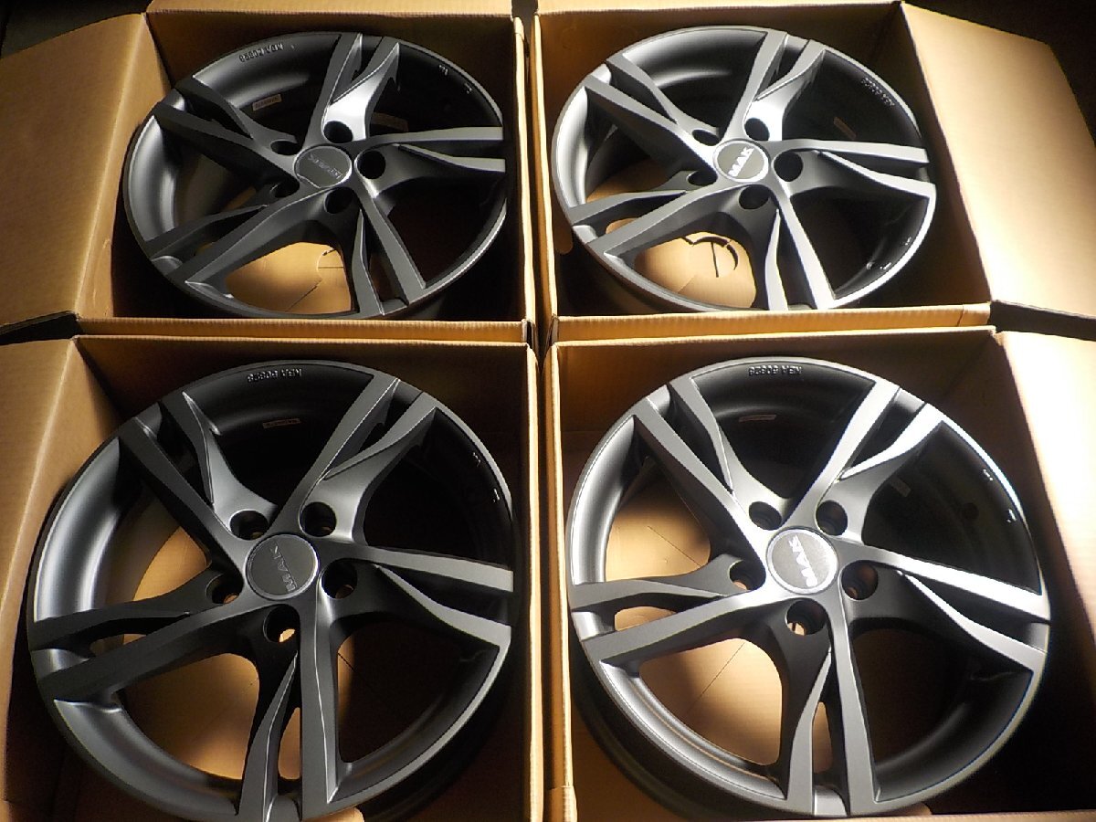 ■業者宛送料安　ボルボ　V40　C30　ジャガーXタイプなど　MAKストックホルム16インチ4本セット　7J+50　108/5　極上品■京都発_画像1