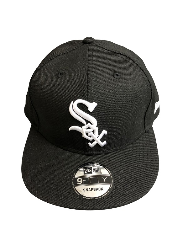 cap-231 NEW ERA 9FIFTY SNAPBACK MLB Chicago White Sox CAP ニューエラ キャップ 帽子 ベースボールキャップ ブラック