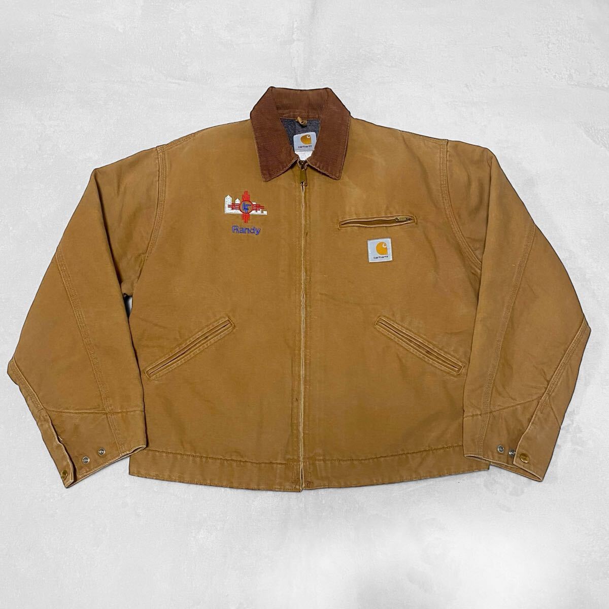 星タグ】 Carhartt カーハート デトロイトジャケット 星タグ USA 星タグ】 Carhartt カーハート デトロイトジャケット 星タグ USA