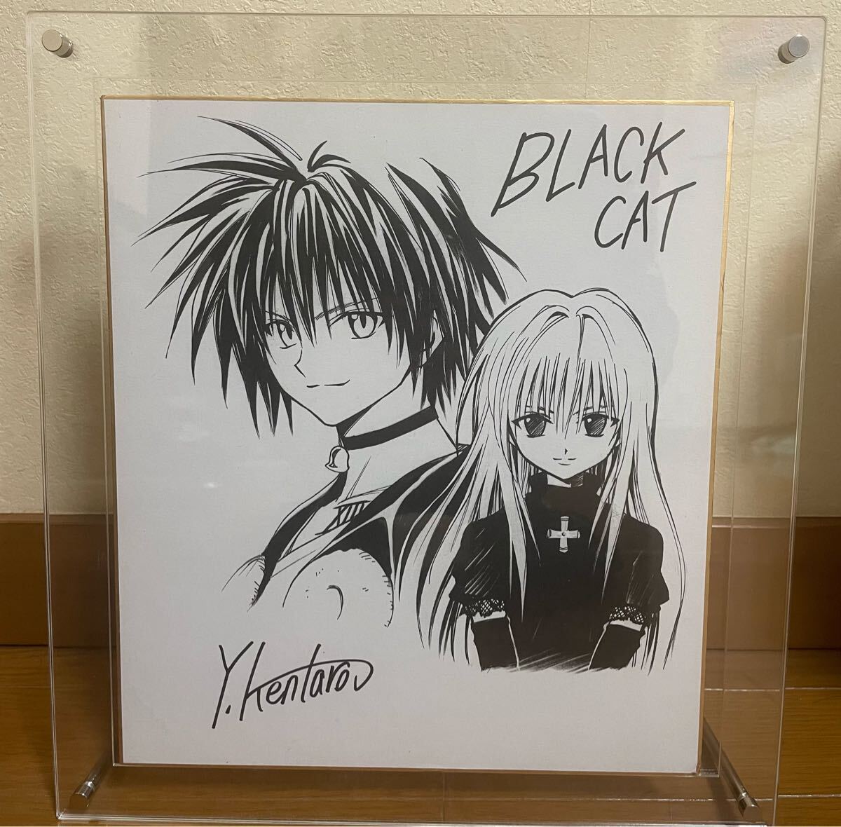 矢吹健太郎 直筆色紙 ジャンプフェスタ 複製イラスト サイン色紙 矢吹健太郎 直筆色紙 ジャンプフェスタ 複製イラスト サイン色紙