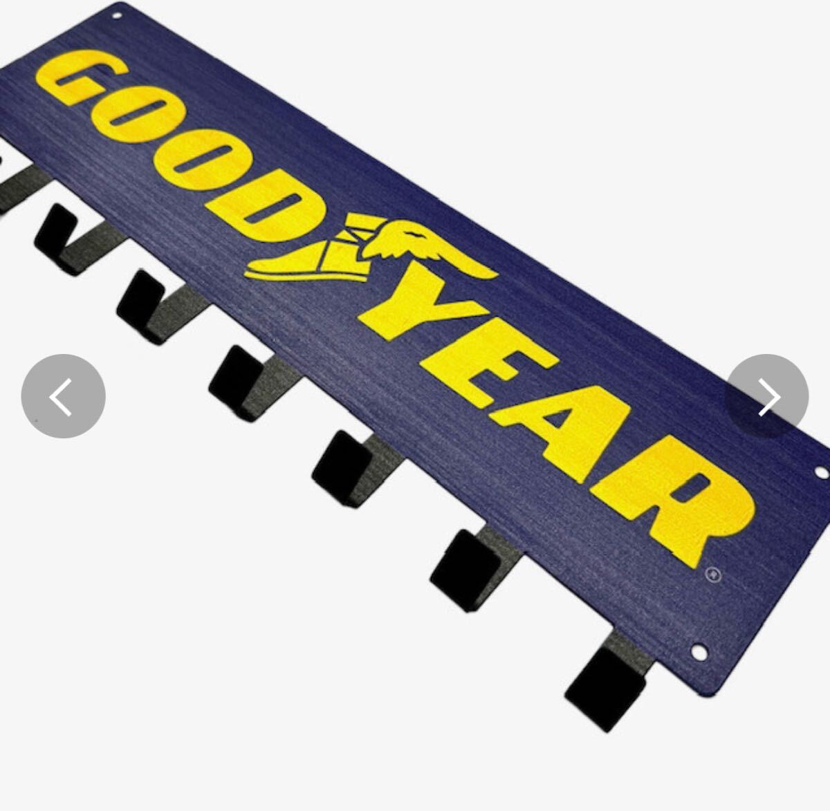 新品未使用 アメリカン フックボード 壁掛け ウォールハンガーブリキ看板アメリカン雑貨ガレージ雑貨GOODYEARグッドイヤー レトロ