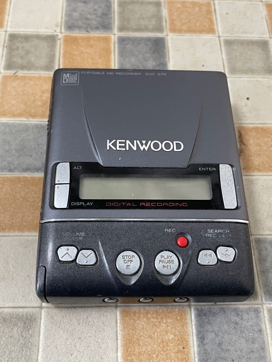【通電確認済み】KENWOOD DMC-E7R MDレコーダー Yahoo!オークション - KENWOOD DMC-E7R ケンウッド ポータブルMD