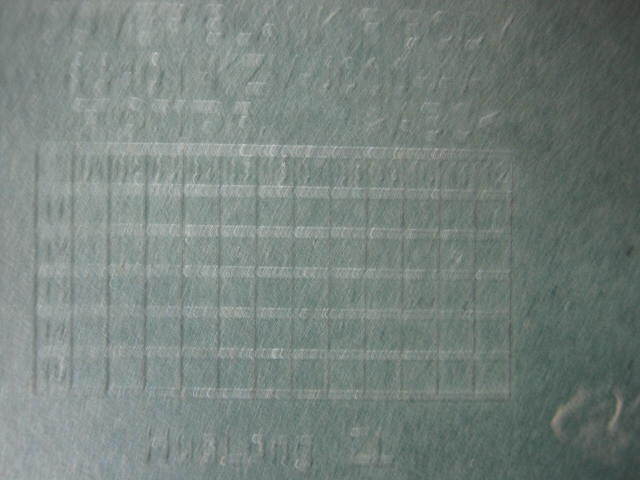 スーパーカブ50 AA04 右サイドカバー 亀裂あり 補修ベース_画像5