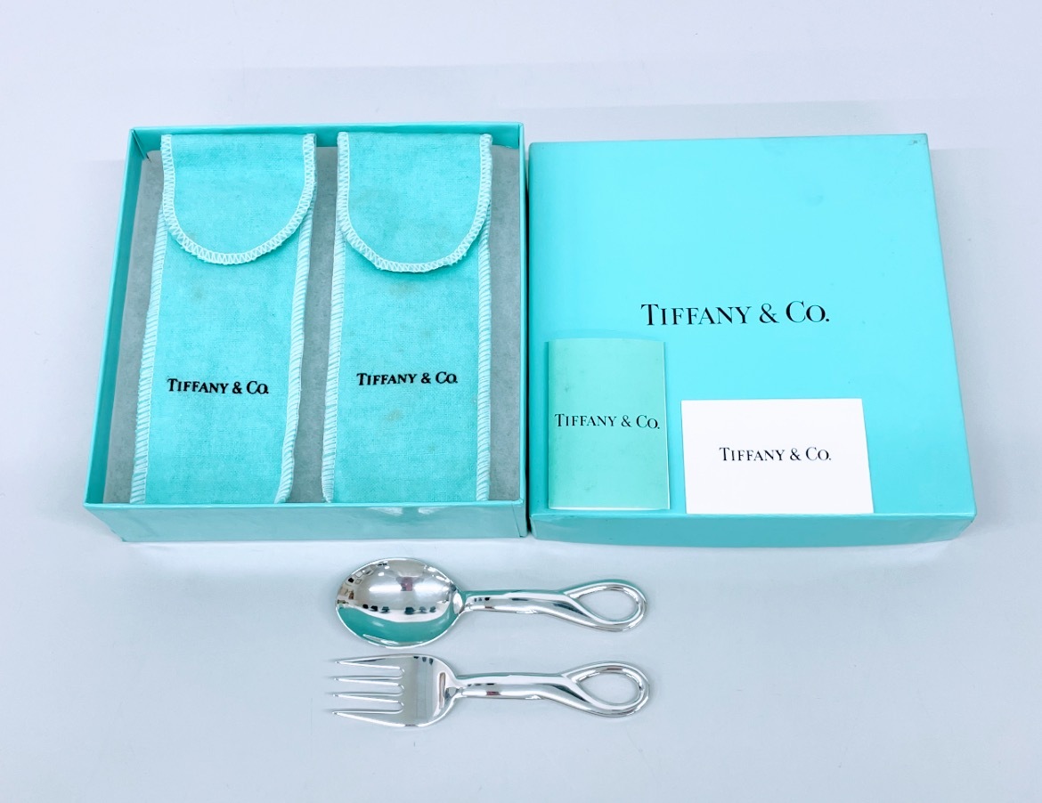 出産祝いなども豊富 Co & TIFFANY 1984 美品 未使用 STERLING ティファニー SILVER カトラリー(スプーン等)