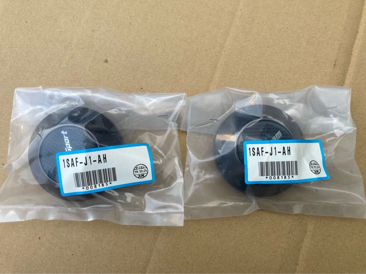 【送料無料】 新品 weds ウェッズ スポーツ センターキャップ TYPE1 Carbon エアバルブ 2個ずつ セット ( WedsSport ウェッズスポーツ_画像3