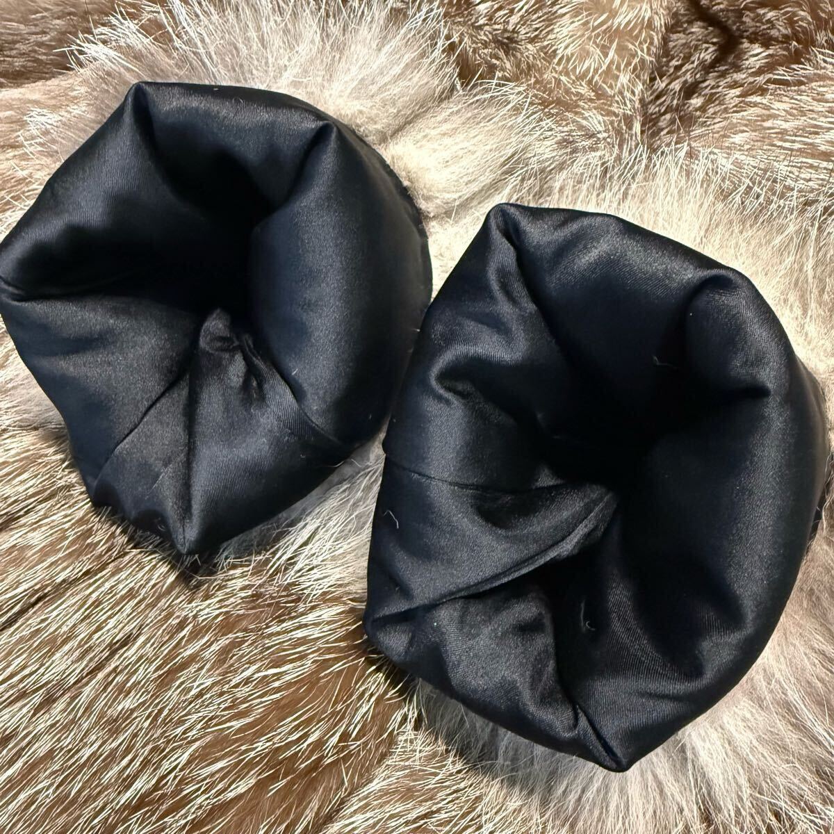1円~☆EMBA エンバ シルバーフォックス 本毛皮 FOX 狐 ファー 1円~☆EMBA エンバ シルバーフォックス 本毛皮 FOX 狐 ファー