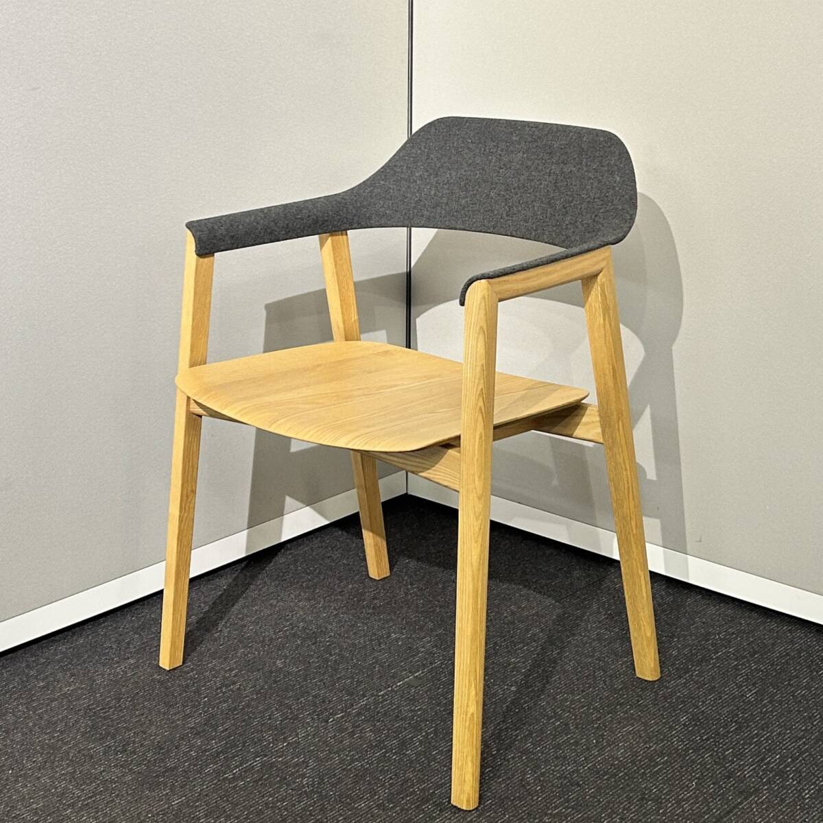 カンディハウス 木製 ダイニングチェア テンダイニング グレー