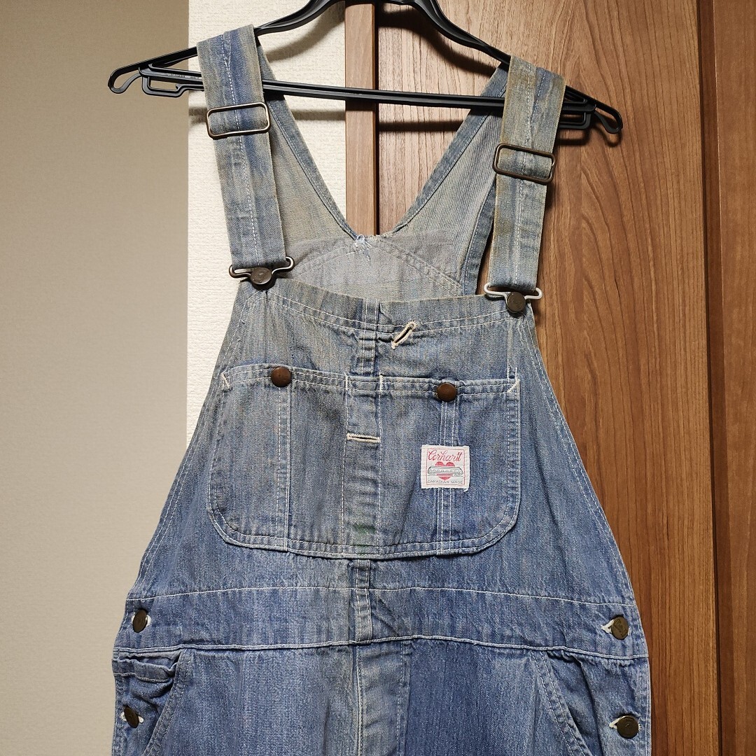 60s Carhartt カーハート オーバーオール ヴィンテージ カナダ製 60s Carhartt カーハート オーバーオール ヴィンテージ カナダ製