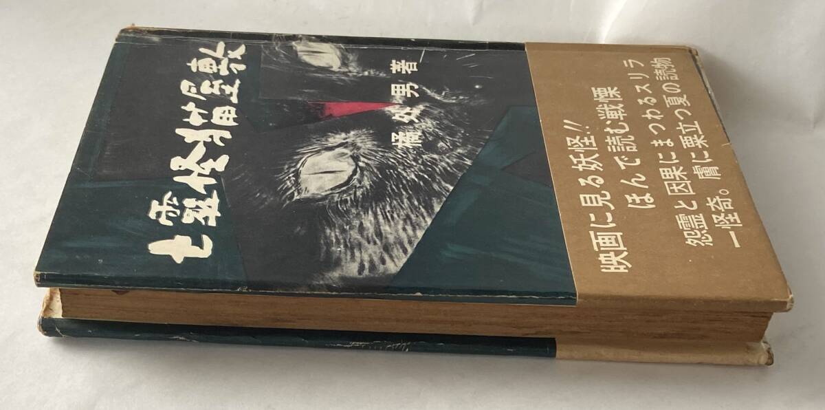 橘外男『亡霊怪猫屋敷』(昭和33年、東京ライフ社) 初版 カバー 橘外男『亡霊怪猫屋敷』(昭和33年、東京ライフ社) 初版 カバー