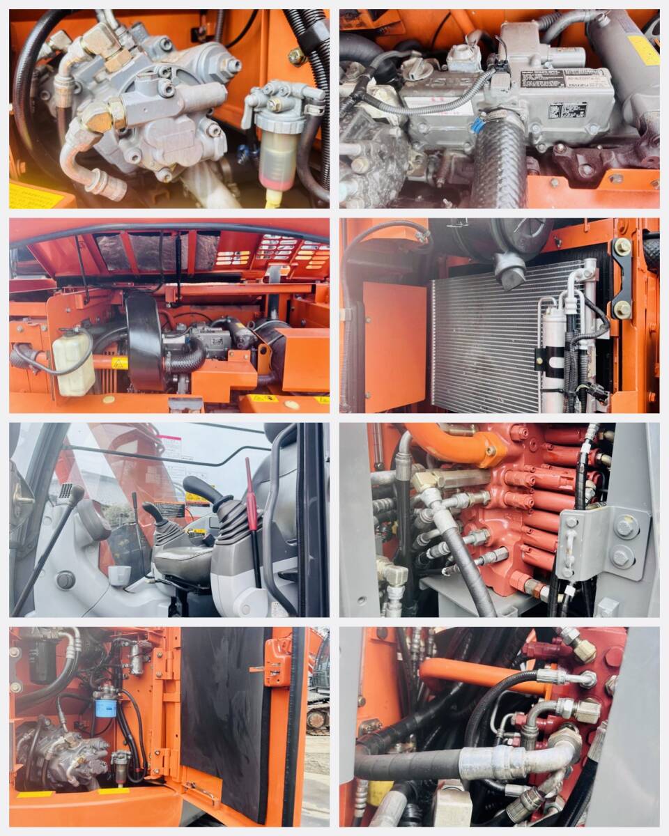 中古・美品日立ZX75US-3☆5本配管新品油圧ハサミ 7.5T☆バック 中古・美品日立ZX75US-3☆5本配管新品油圧ハサミ 7.5T☆バック